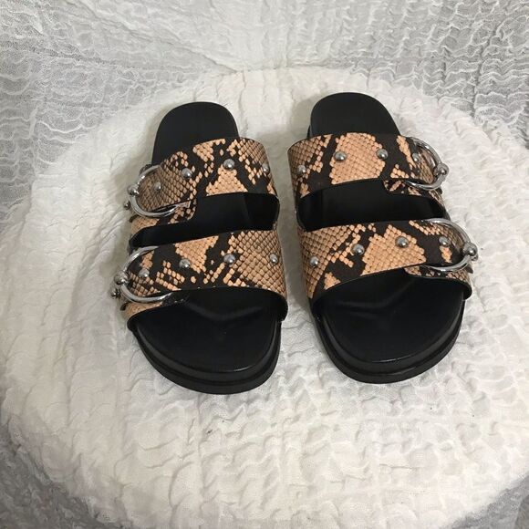 Rebecca Minkoff Vachel Slides Sandals Size 8.5M - Picture 6 of 8